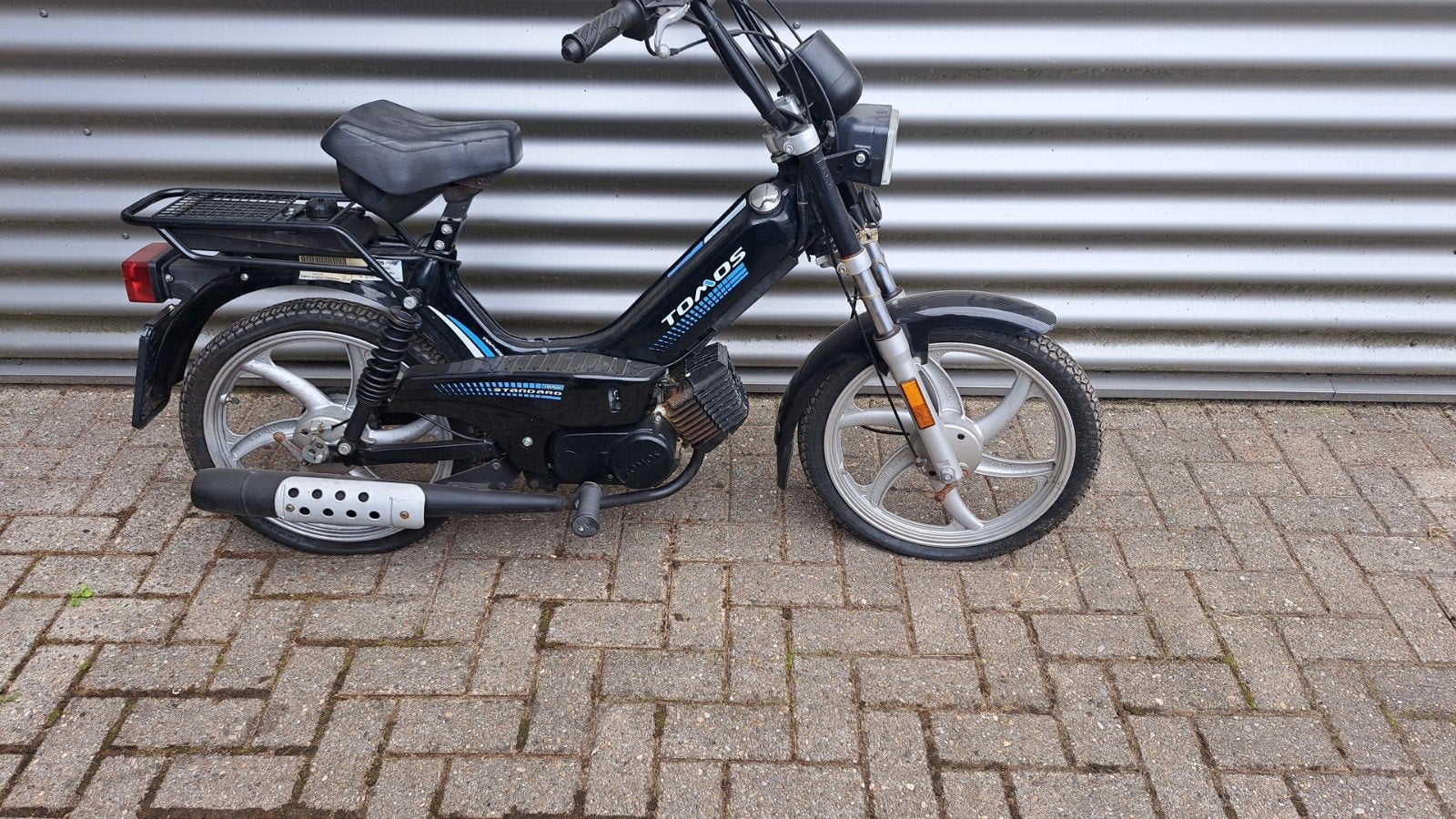 Tomos snorfiets - Zwart - Goede staat wat werk, Ophalen, Gebruikt, Maximaal 25 km/u, Standard