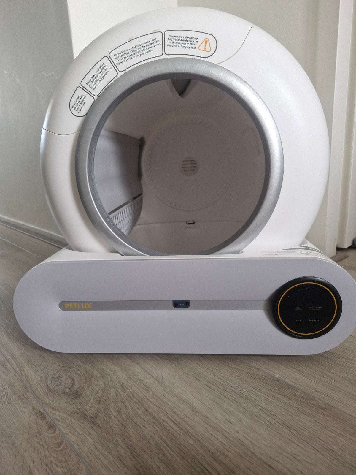 Petlux automatische kattenbak, Ophalen, Gebruikt