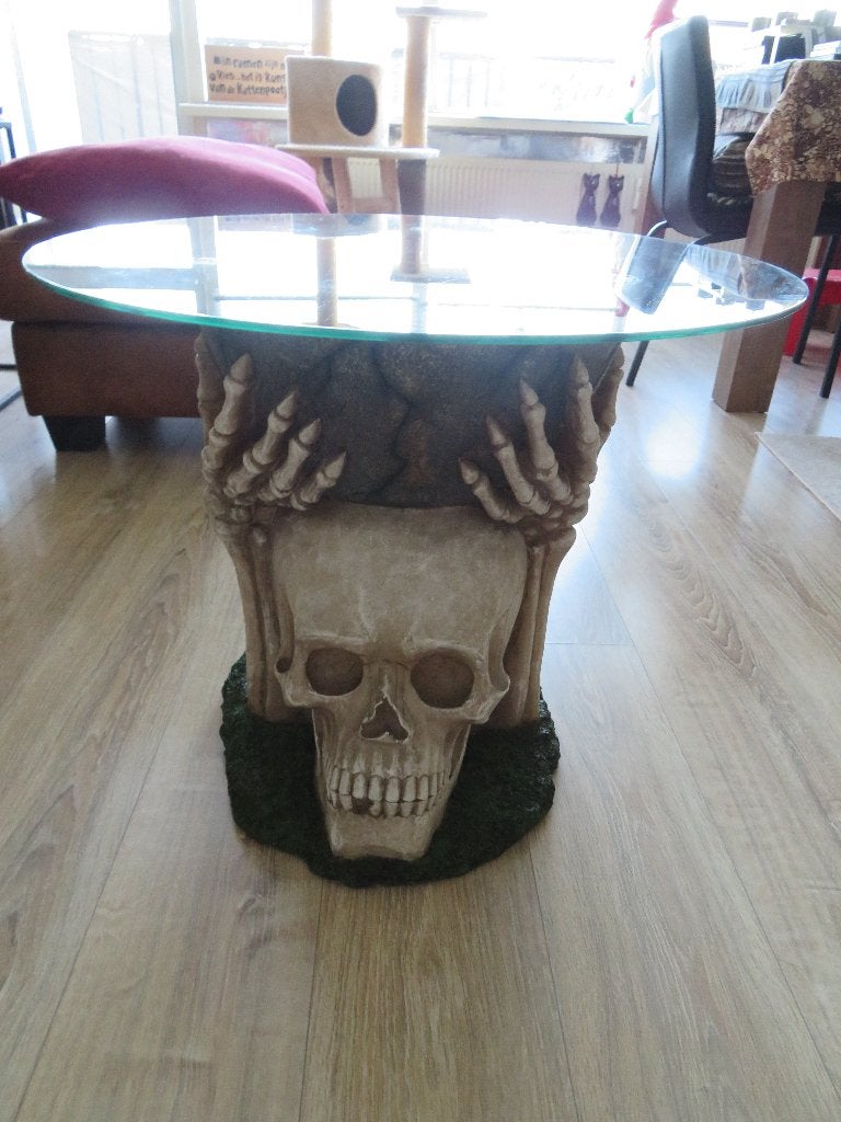 Tafel Skull, Ophalen, Gebruikt, Halloween/Horror, Rond