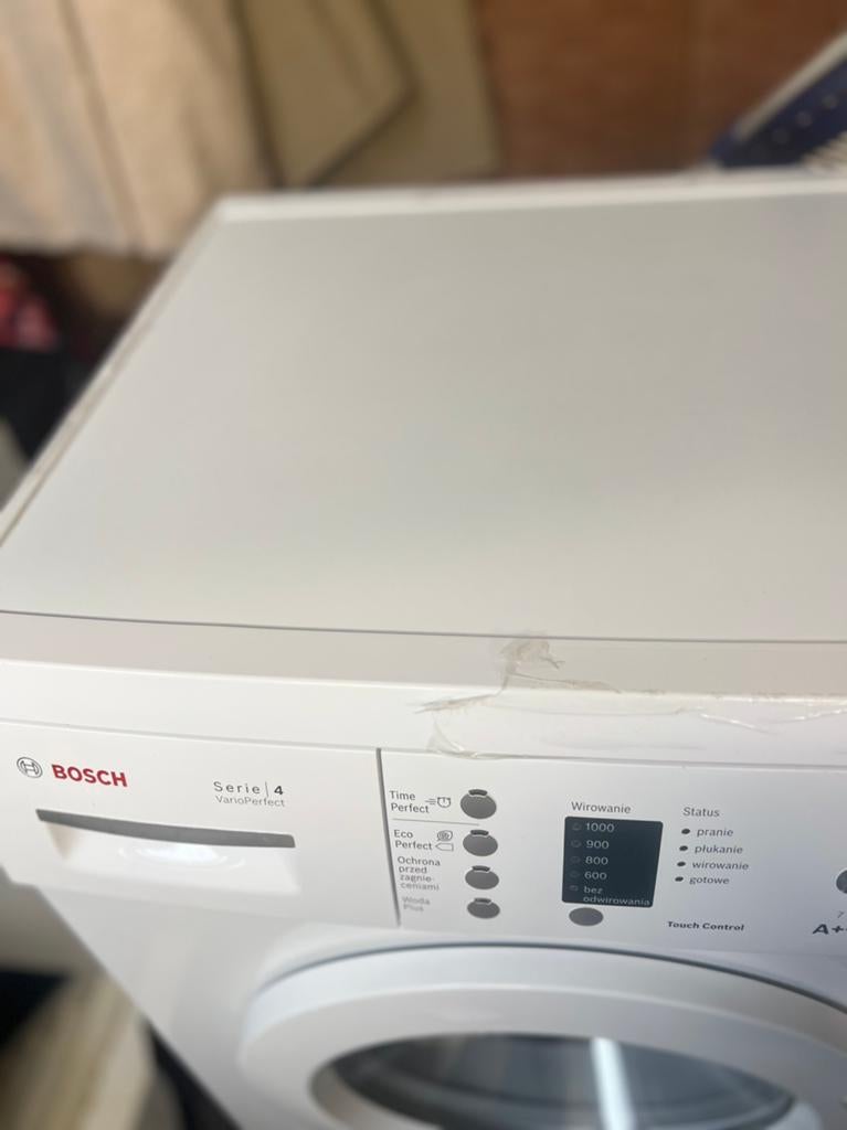 Bosch Serie 4 Voorlader Wasmachine - Goed Onderhouden, Ophalen, Zo goed als nieuw, 85 tot 90 cm, 1200 tot 1600 toeren
