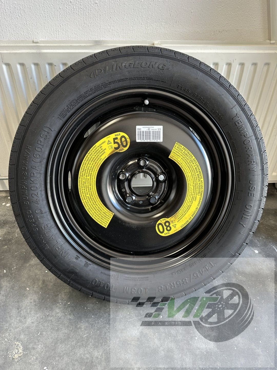 18” Tiguan Vw Audi Seat Skoda Q3 Kodiaq thuiskomer reservewi, Auto-onderdelen, Seat, -, -, Ophalen of Verzenden