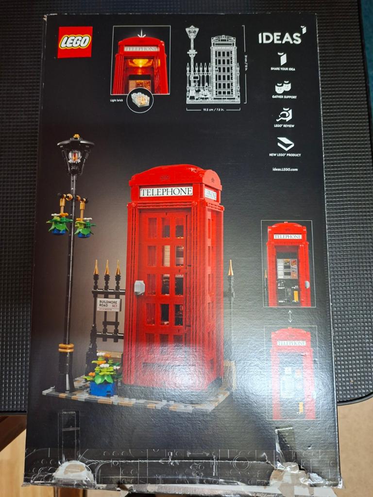 Rode telefooncel, Ophalen of Verzenden, Zo goed als nieuw, Complete set, Lego
