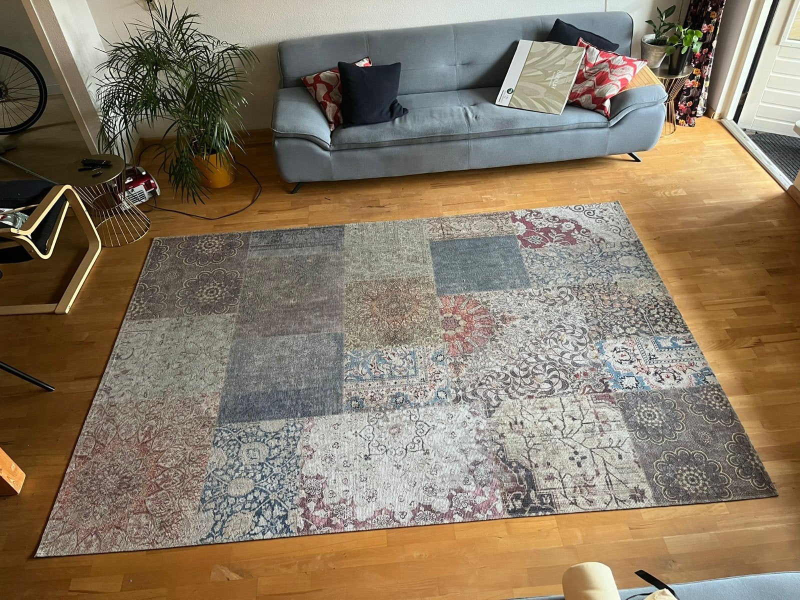 Van de Bommel Vloerkleed - Patchwork Design, Ophalen, Patchwork, Modern, Klassiek, 200 cm of meer, Overige kleuren