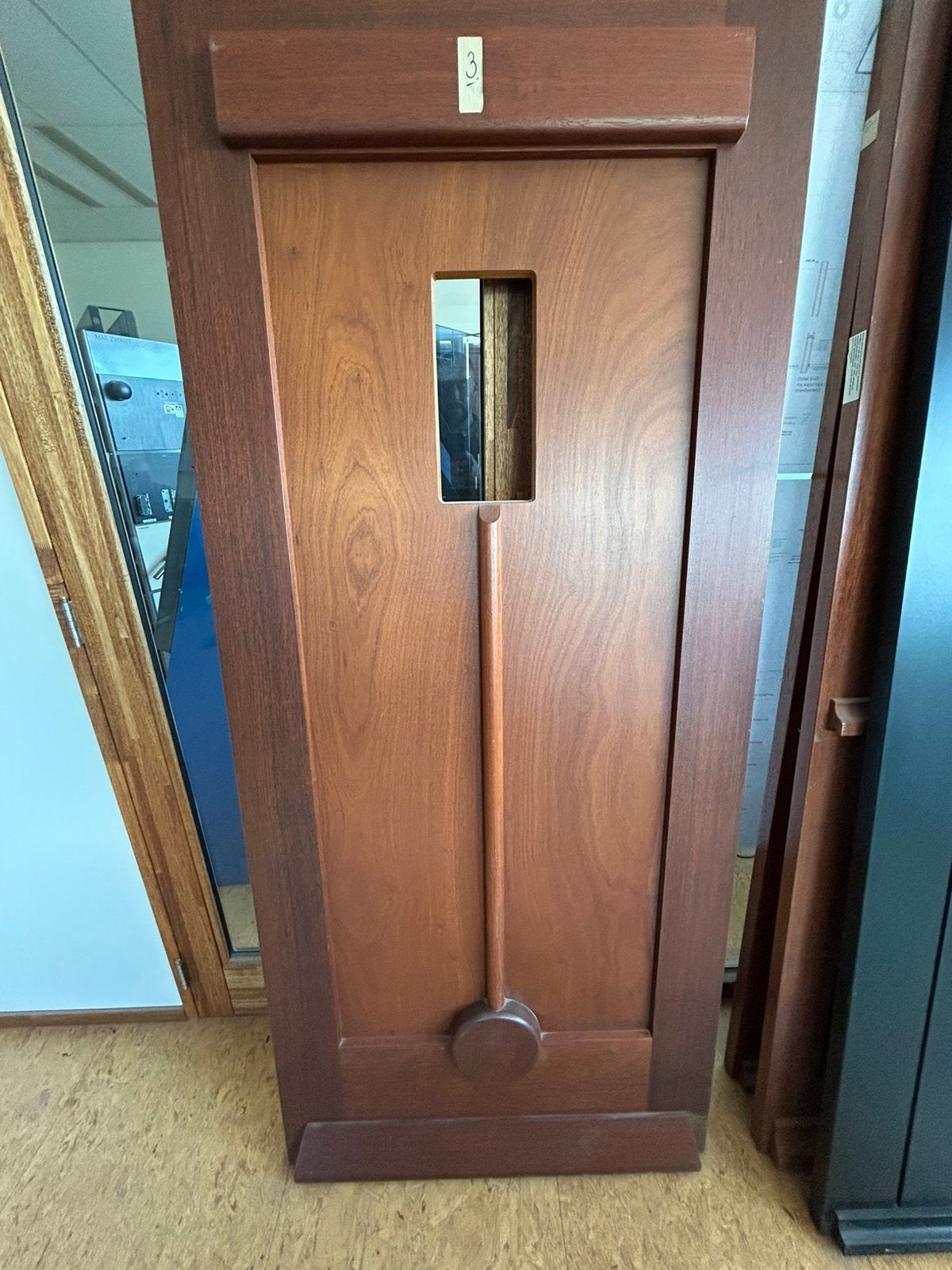Merbau Voordeur – 93 cm x 211,5 cm– 38 mm dik, Doe-het-zelf en Verbouw, Deuren en Horren, Ophalen, Nieuw, Buitendeur, 200 tot 215 cm