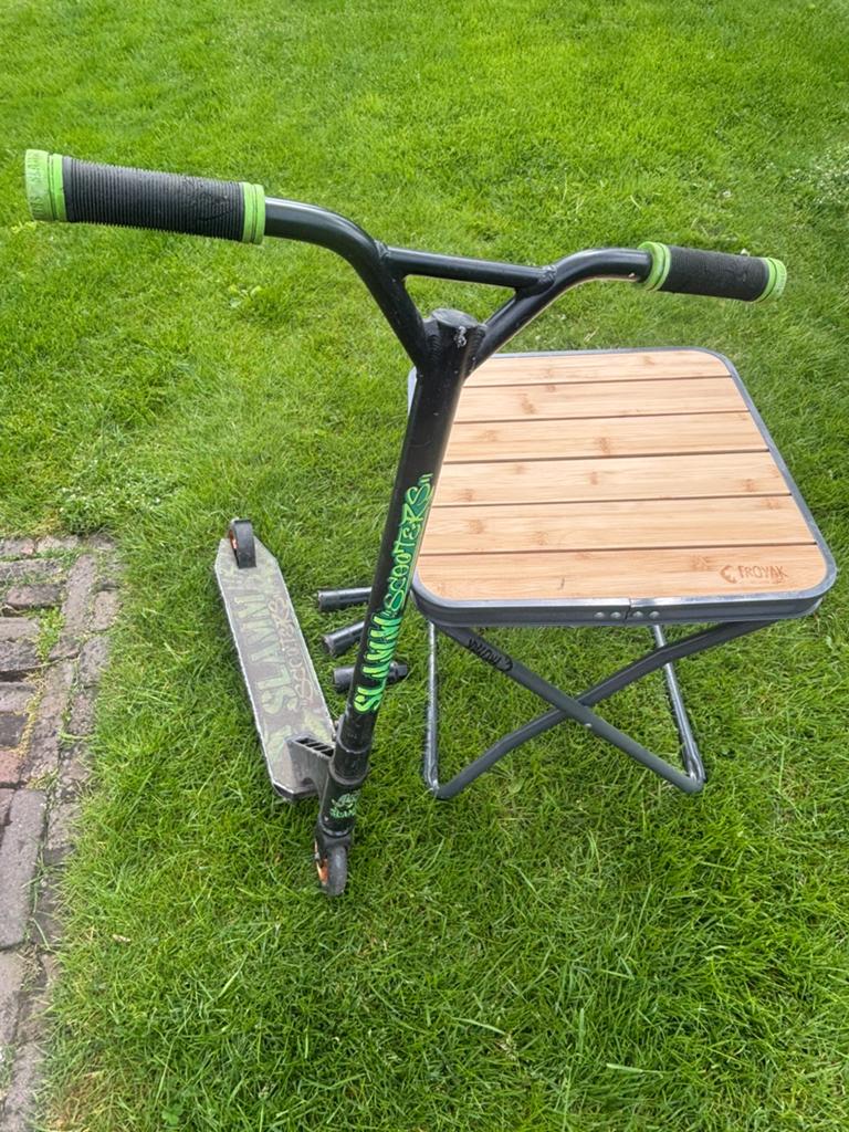 Slamm step, Ophalen, Gebruikt