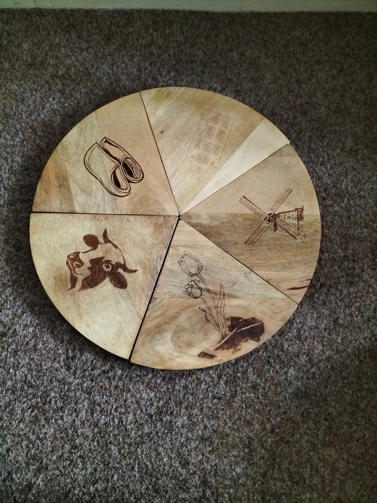 Nieuwe serveerplank/borrelplank/tapasplank
Diameter is 40, Ophalen of Verzenden, Nieuw
