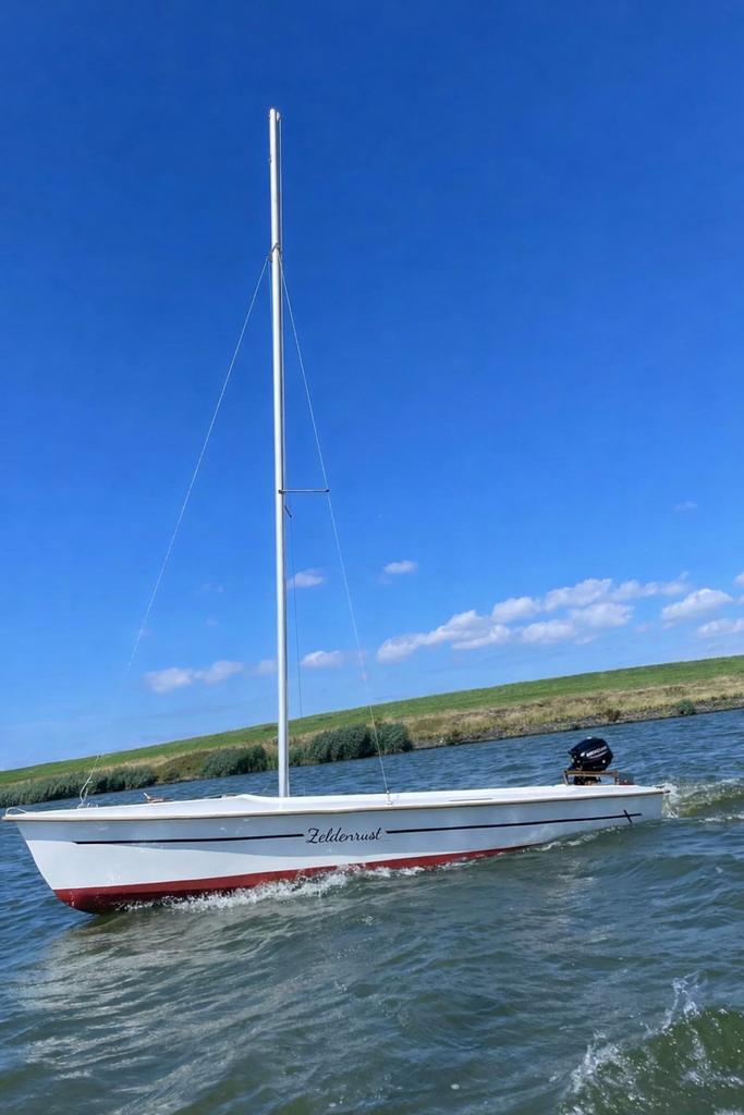 Zeilboot Spanker, Hobby en Vrije tijd, Overige Hobby en Vrije tijd, Ophalen, Gebruikt
