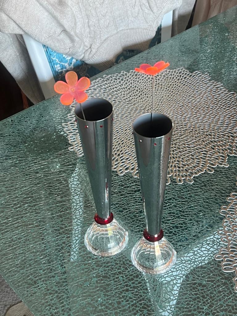 Borek Sipek Swarovski Crystal Gemini Vazen (2 stuks), Ophalen of Verzenden
