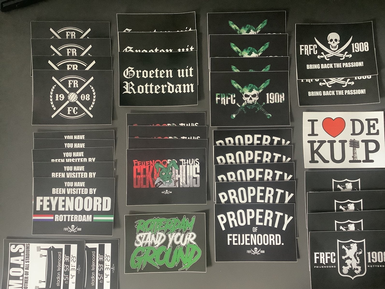 Feyenoord stickers, Verzamelen, Ophalen of Verzenden, Nieuw, Sport