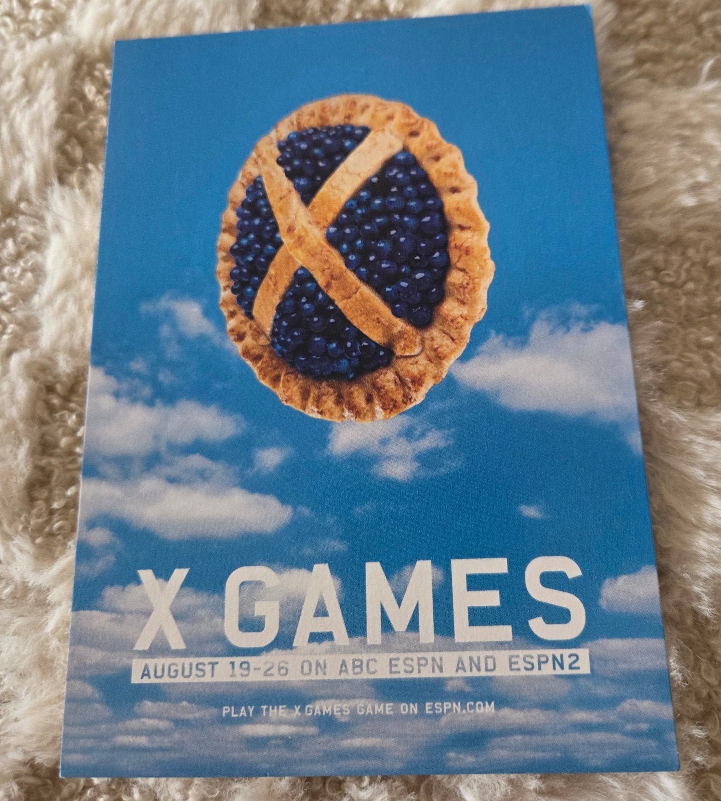 X Games Televisie Schema ansichtkaart (2000), Verzenden, 1980 tot heden, Ongelopen, Overige thema's