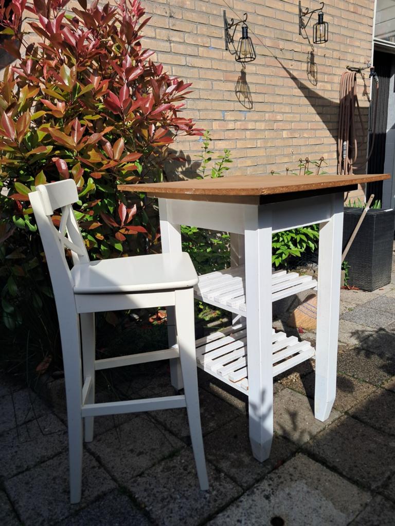 Trolley, bijzettafel, bartafel, lees omschrijving!, Ophalen, Rechthoekig, 75 cm of meer, 60 cm of meer