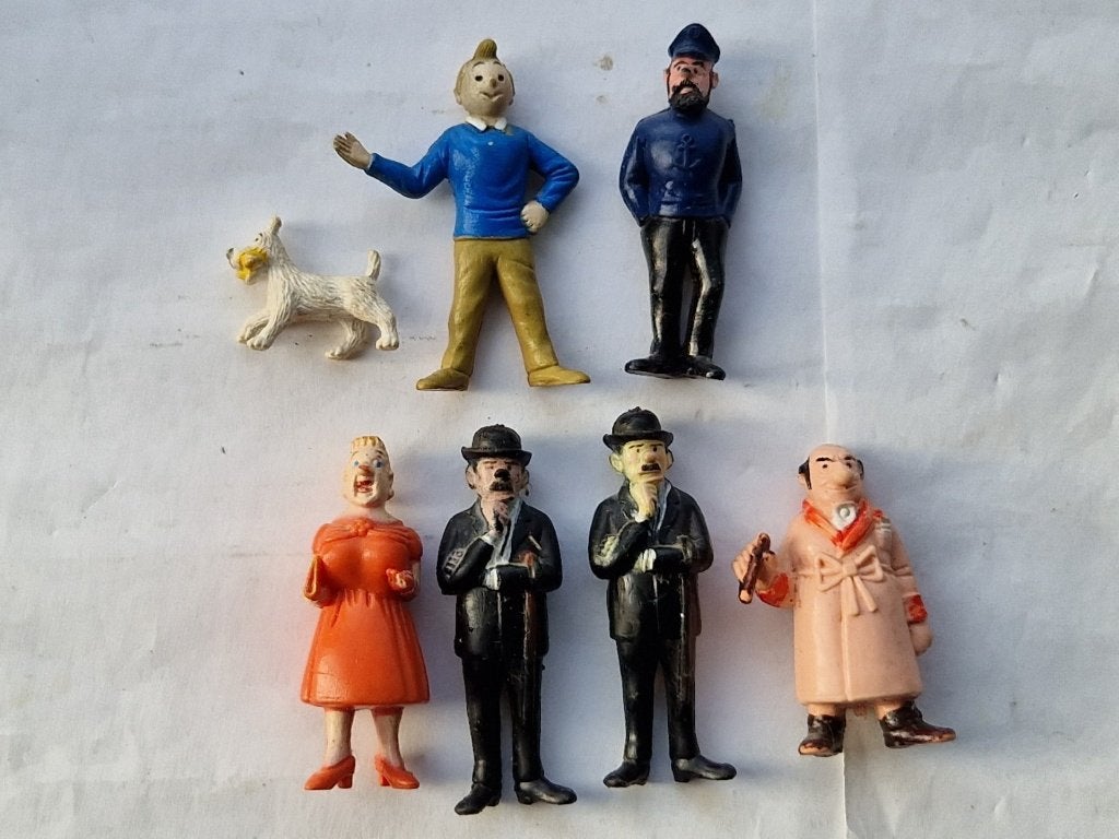 TINTIN KUIFJE esso, Ophalen of Verzenden, Kuifje, Gebruikt, Beeldje of Figuurtje