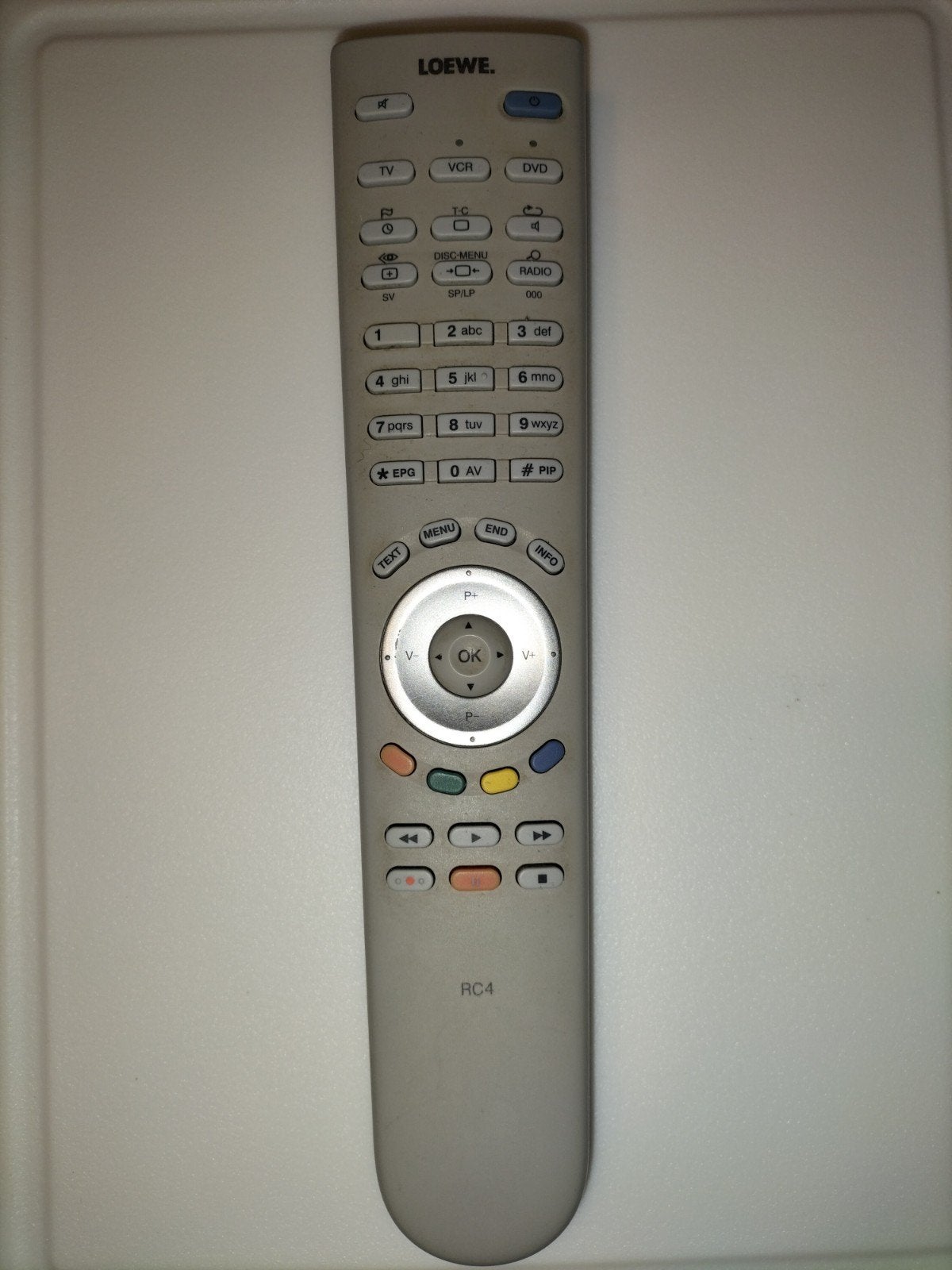 Loewe RC4 Afstandsbediening voor TV, VCR en DVD, Ophalen of Verzenden, Gebruikt, Origineel, Tv