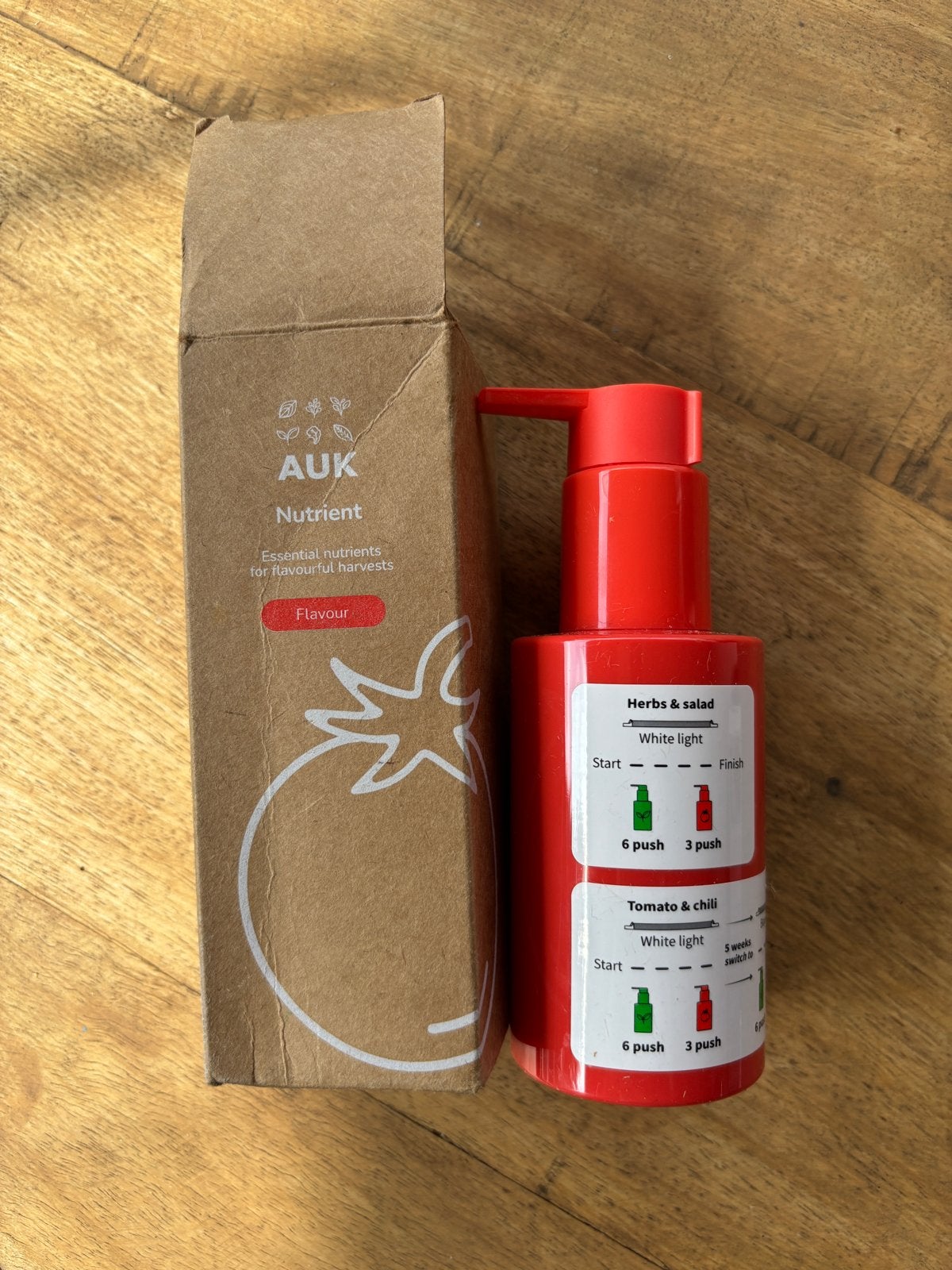 AUK Nutrient voor kruiden, salade, tomaat en chili, Ophalen of Verzenden, Nieuw