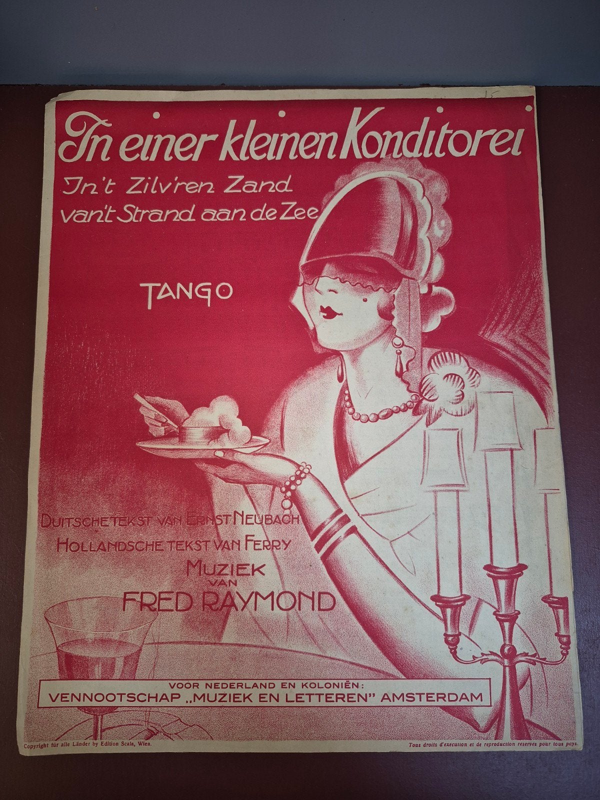 In einer kleinen Konditorei - Tango bladmuziek, Muziek en Instrumenten, Bladmuziek, Ophalen of Verzenden