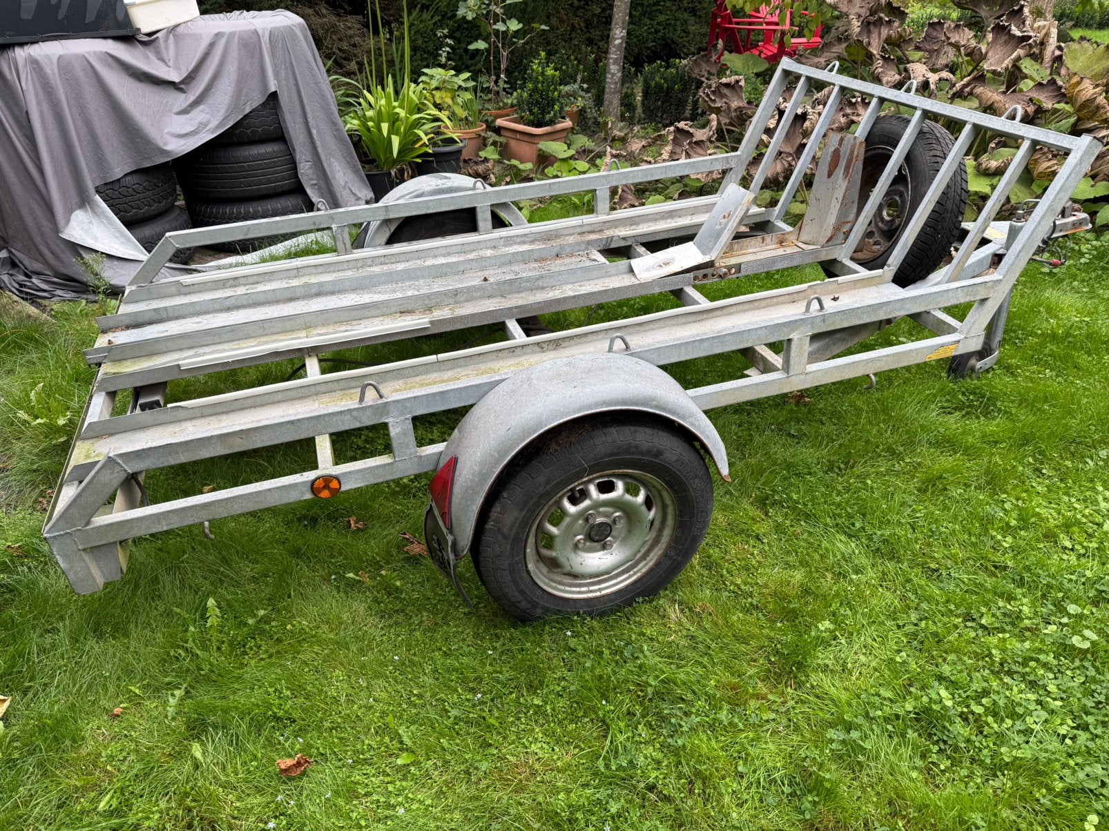Motortrailer gegalvaniseerd, Auto diversen, Ophalen, Gebruikt