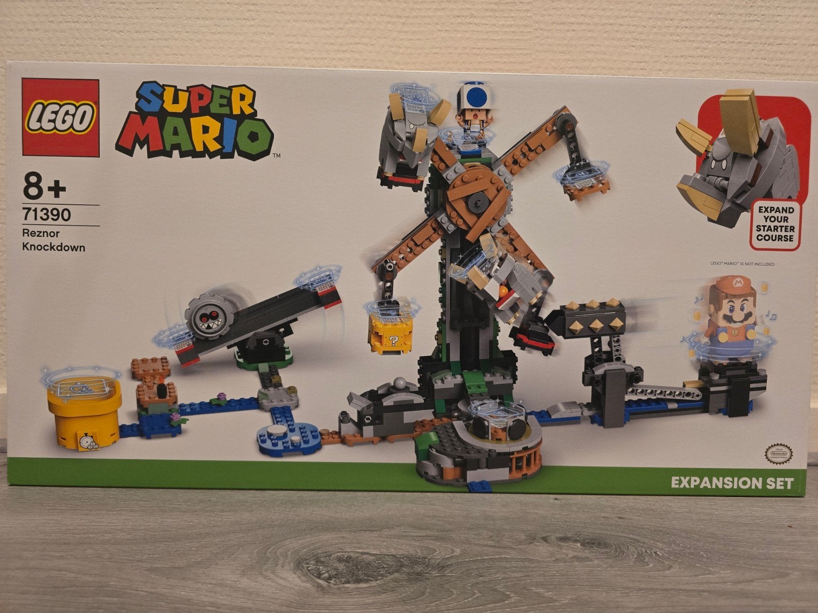 lego Super Mario set 71390: ruzie met Reznors nieuw, Ophalen of Verzenden, Nieuw