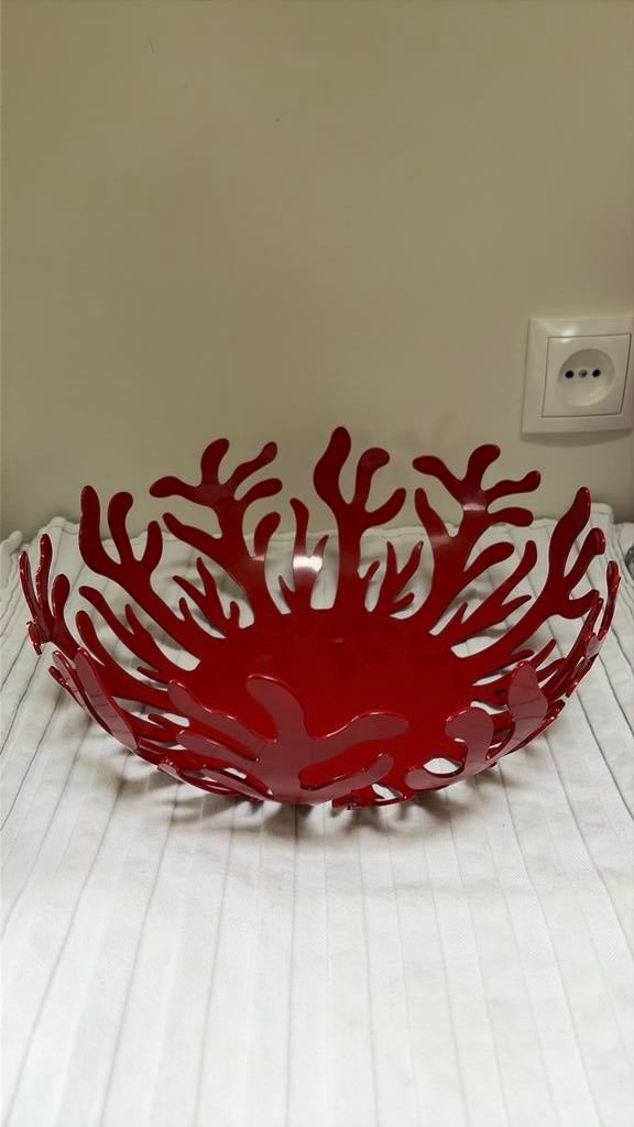 Alessi fruitschaal Mediterraneo design E. Silvestris 2005, Overige materialen, Mand, Rond, Ophalen of Verzenden