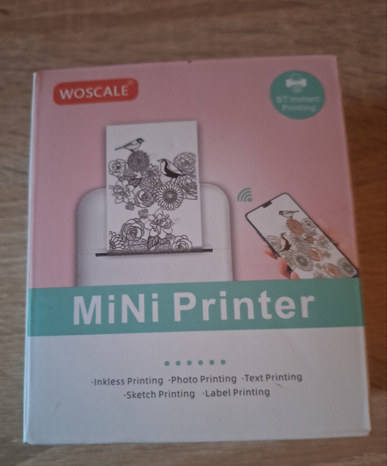 Mini printer Woscale, Computers en Software, Printers, Woscale, Zwart-en-wit printen, Printer, Nieuw