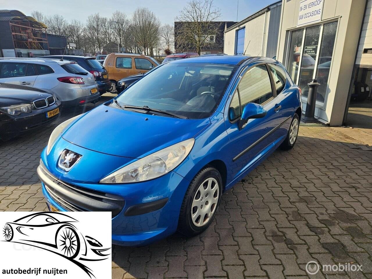 Peugeot 207 1.4 VTi XR, Gebruikt, Blauw, 49 €/maand, Bedrijf