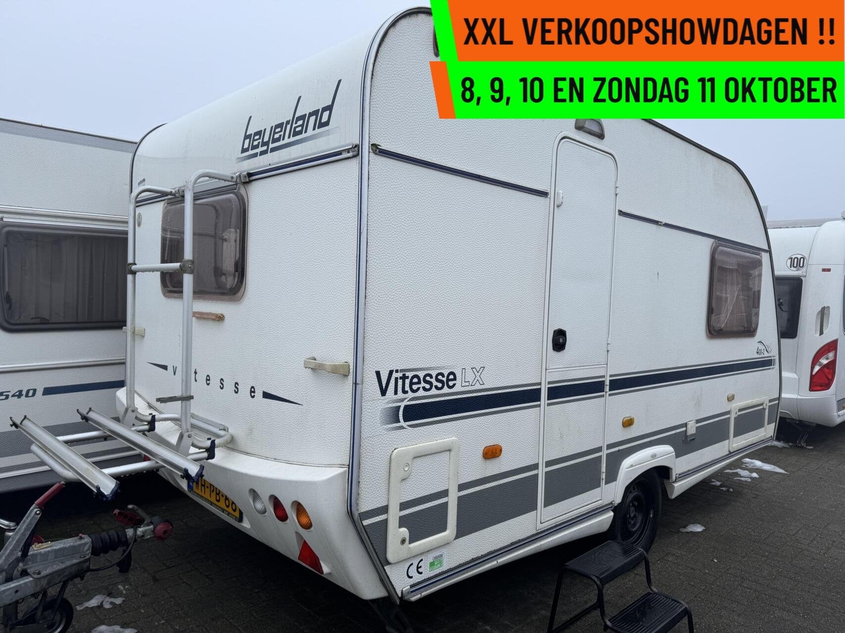 Beyerland VITESSE 400-2 LX RONDZIT, VOORTENT, FIETSENDRAGER, Hordeur, Rondzit, Tot en met 2, Bedrijf