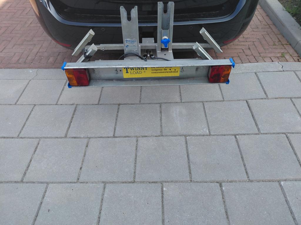 Twinny Load fietsendrager oud model, Ophalen, Gebruikt, Trekhaakdrager