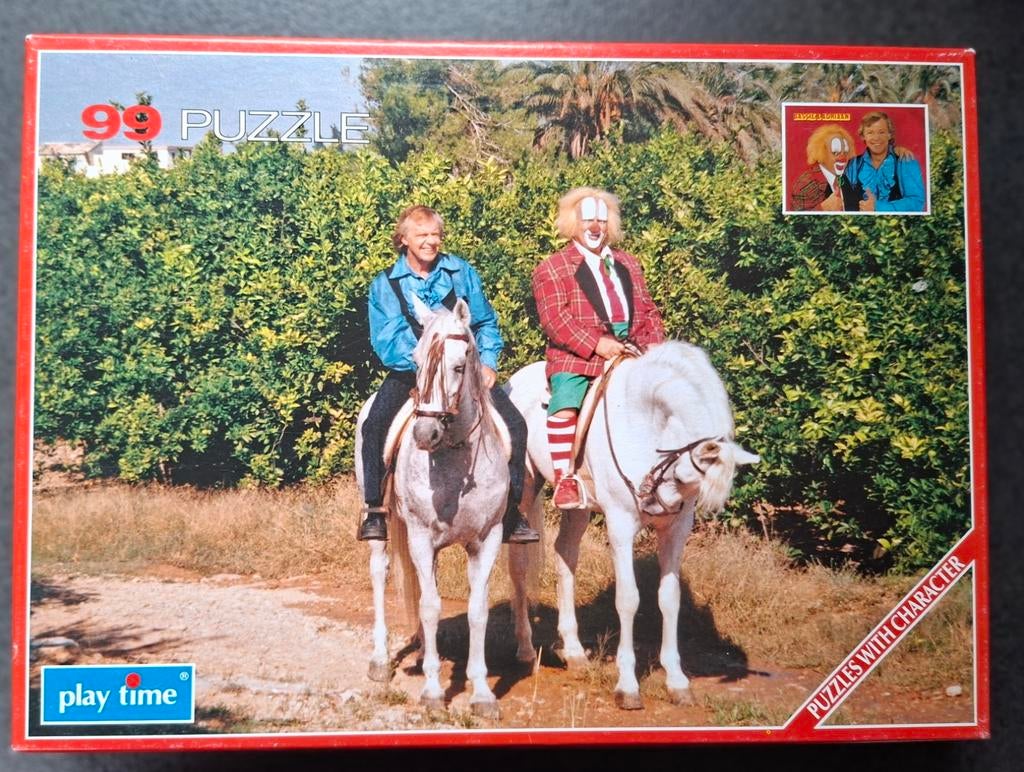 Bassie & Adriaan puzzel ( 99 stukken) Playtime  (Vintage), Ophalen of Verzenden, Gebruikt, Overige typen
