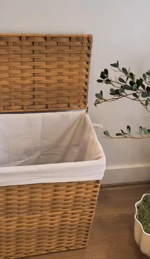 Laundry Hamper dove grey ( duifgrijs), Ophalen of Verzenden, Nieuw, Grijs, Overige typen