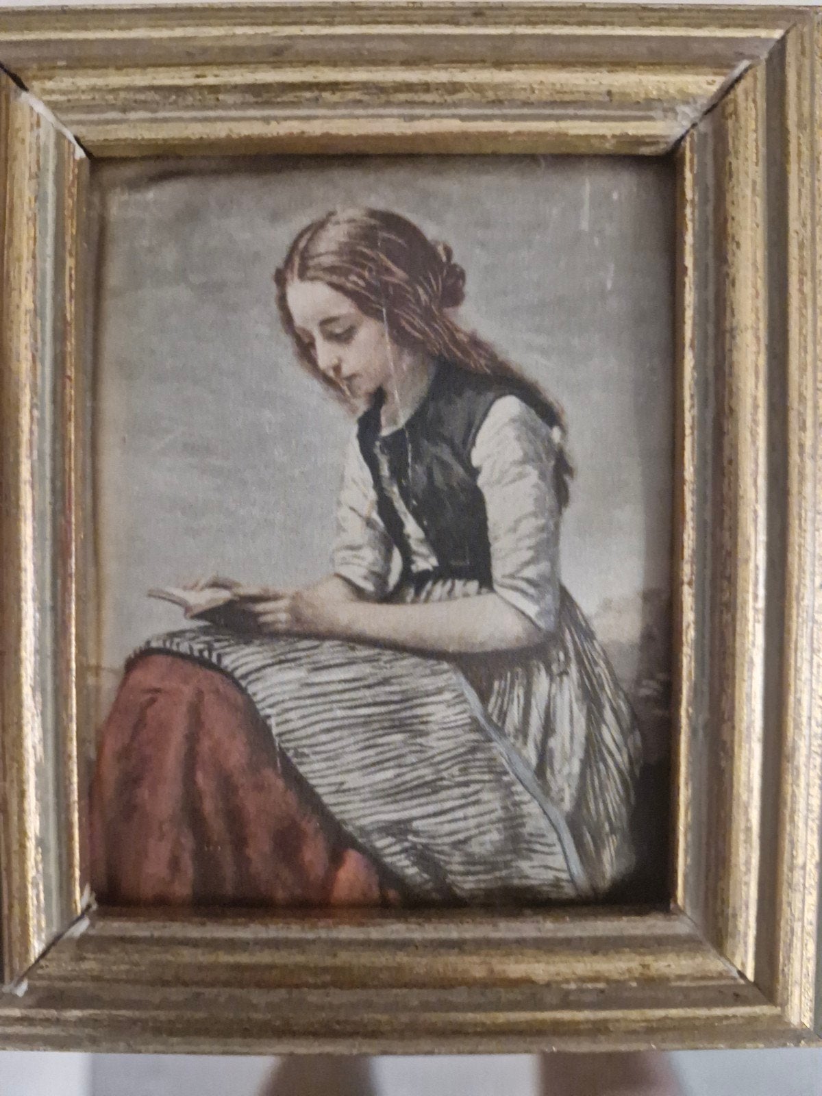 Klein oud schilderijtje, Ophalen