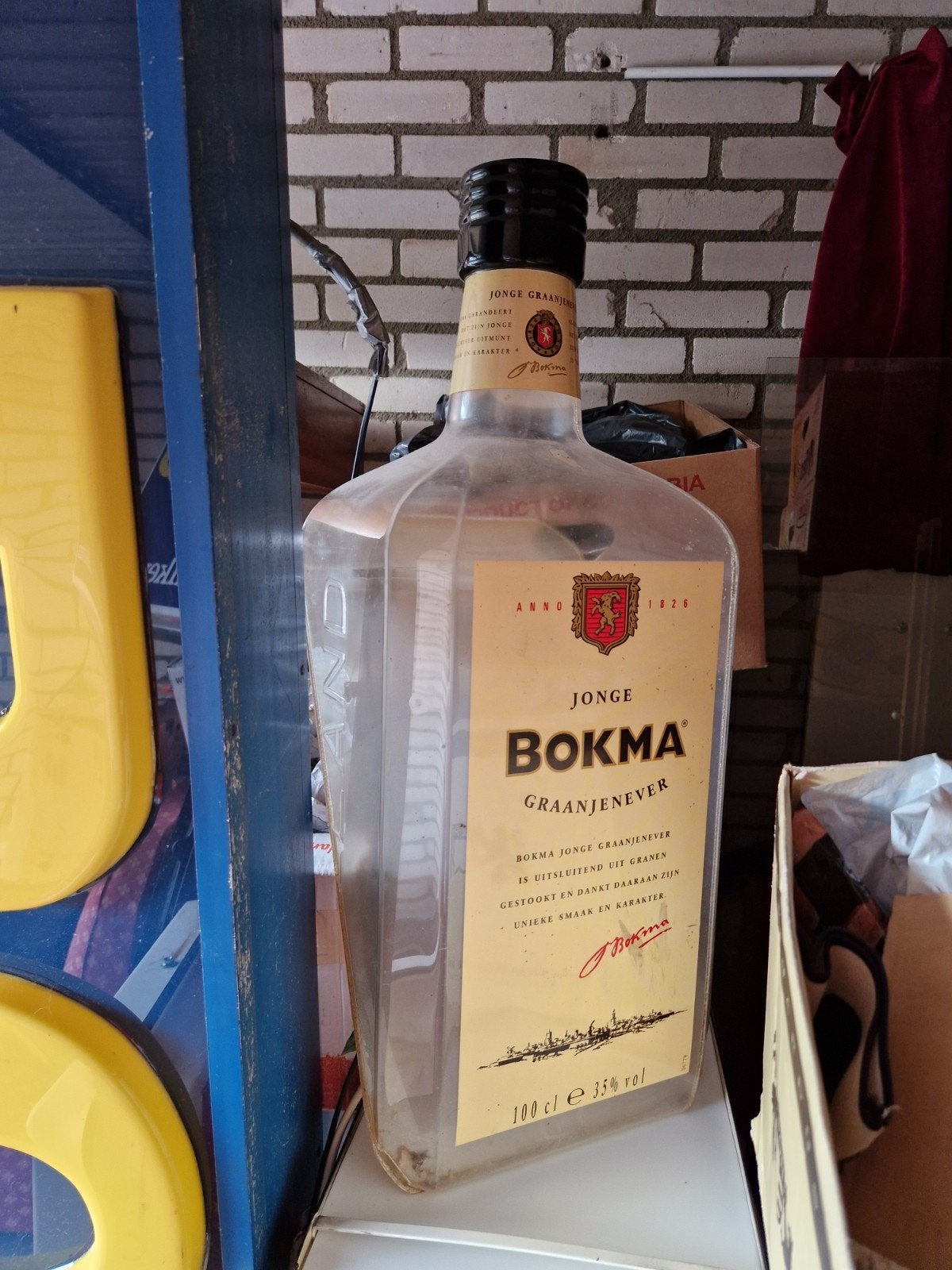 Bokma Jenever lichtbak, Ophalen of Verzenden, Lichtbak of (neon) lamp