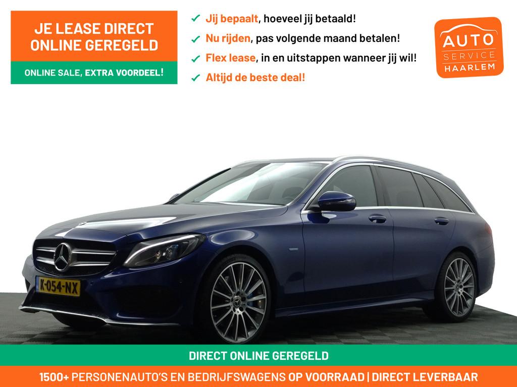Mercedes-Benz C-Klasse Estate 350 e AMG Premium Plus Aut- Co, Auto's, Automaat, Achterwielaandrijving, Gebruikt, Met garantie (alle)
