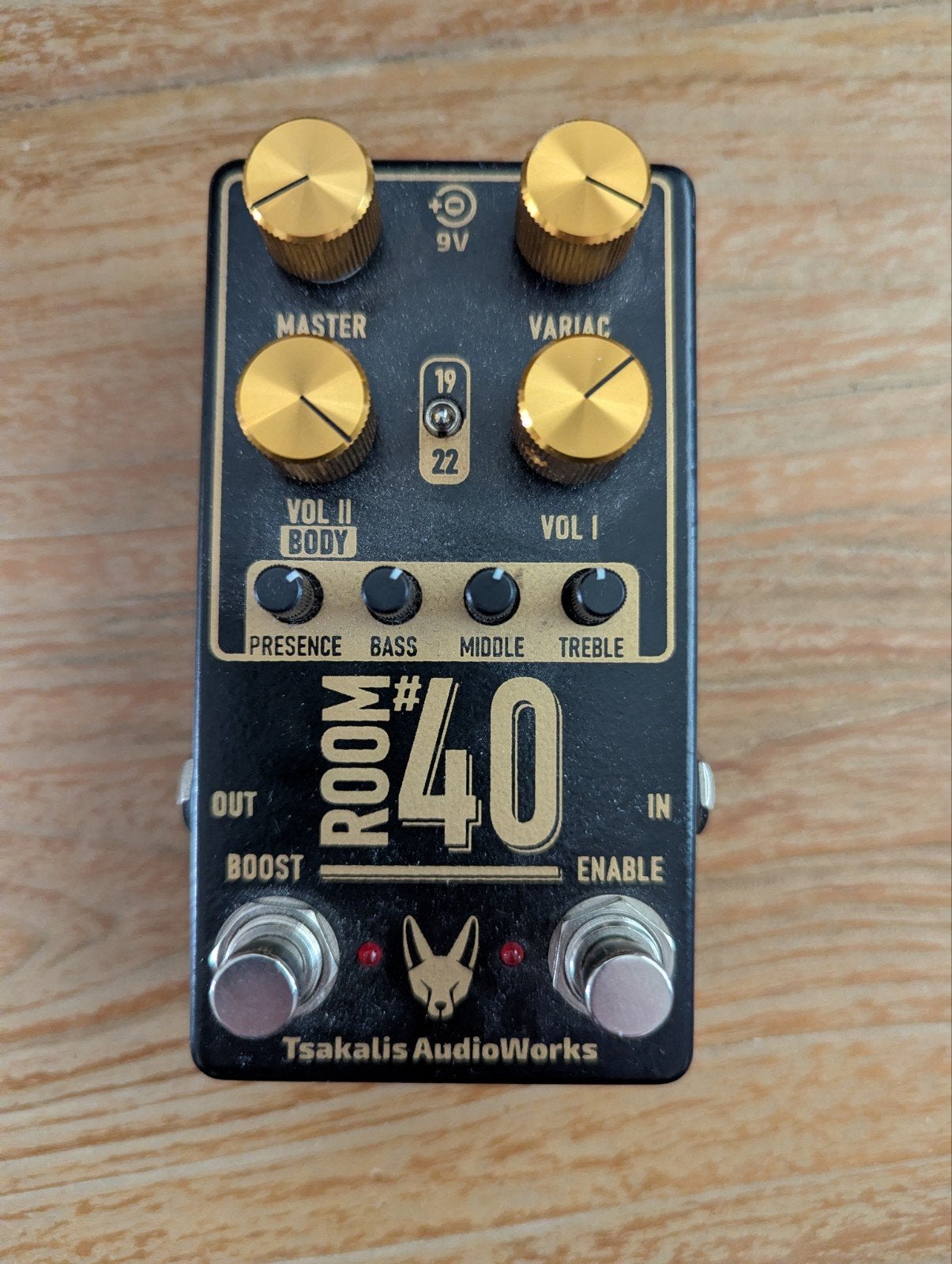 tsakalis room 40, jcm800 / plexi. overdrive en preamp pedaal, Ophalen of Verzenden, Zo goed als nieuw, Distortion, Overdrive of Fuzz