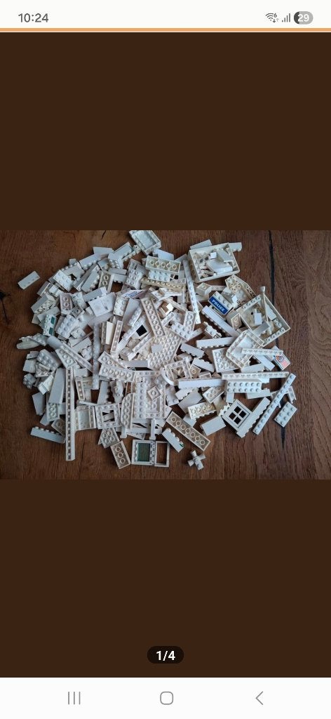 Lego kleur wit. 0,5 kilo., Gebruikt, Overige thema's, Lego, Ophalen of Verzenden