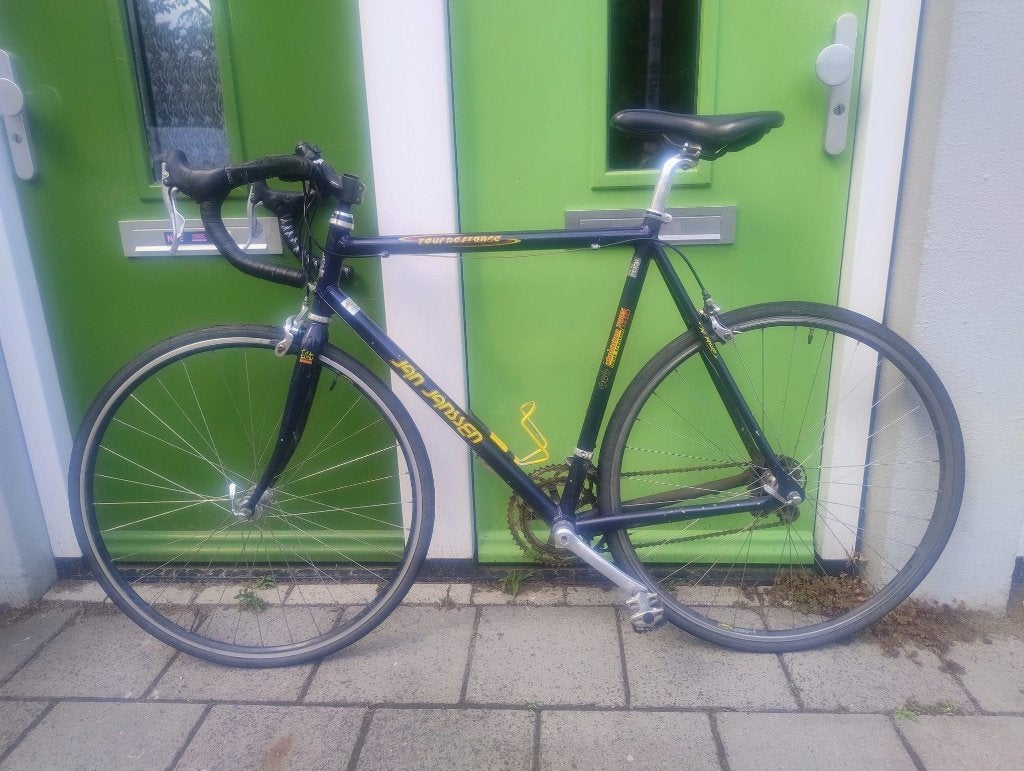 Jan Janssen - Tour de France racefiets - OPKNAPPER, 28 inch, Gebruikt, Aluminium, 15 tot 20 versnellingen