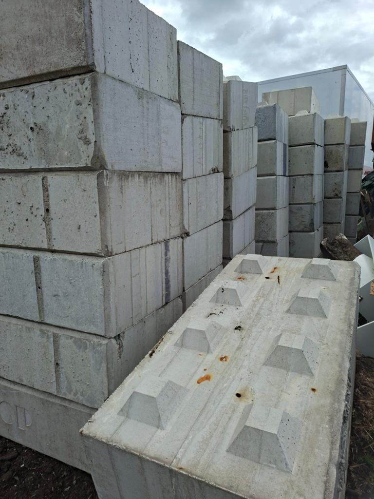 Betonblokken - Stapelbare Legoblokken, Ophalen, Gebruikt