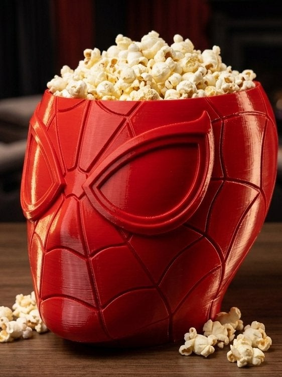 Spiderman Popcorn Bak - Perfect voor Filmavonden!, Kunststof, Schaal, Nieuw, Ophalen of Verzenden