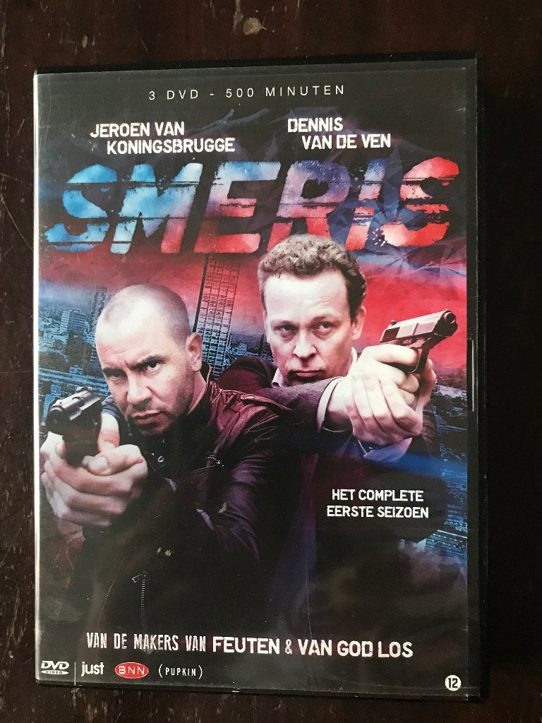 Smeris Seizoen 1 ( 3 DVD Box ) Jeroen van Koningsbrugge, Seizoen 1, Ophalen of Verzenden, Zo goed als nieuw, Actie en Avontuur