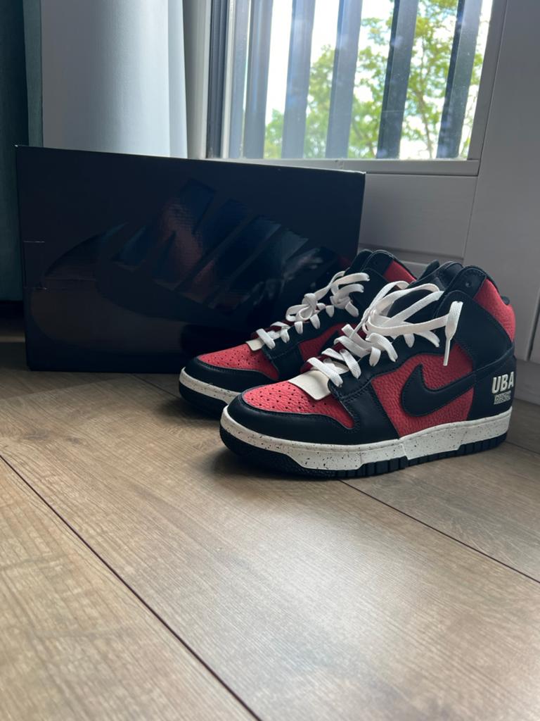 Nike Dunk High 1985 Undercover UBA  OG Box Maat 44, Kleding | Heren, Schoenen, Zo goed als nieuw, Overige kleuren, Ophalen of Verzenden