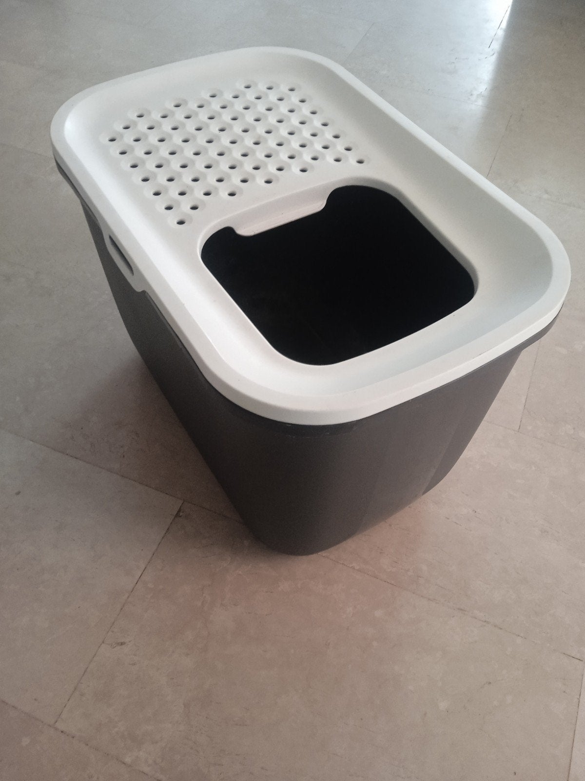 Grote kattenbak, Ophalen, Zo goed als nieuw, Open