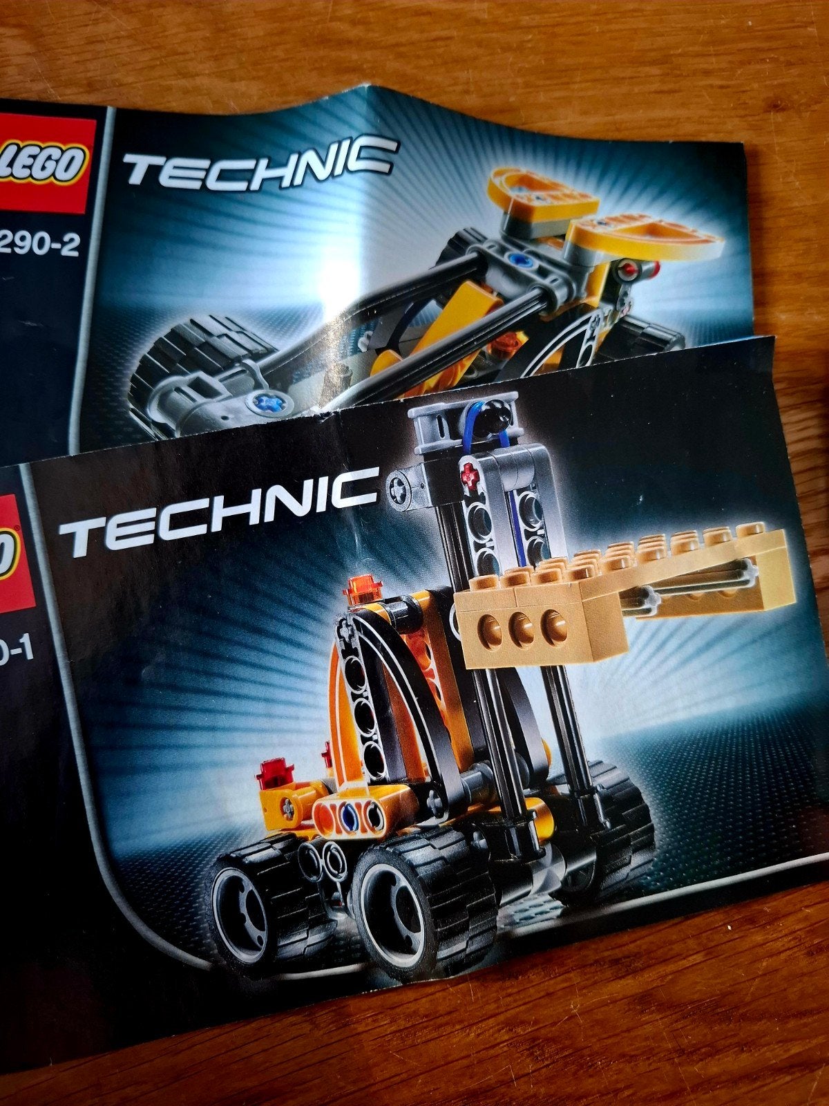 LEGO Technic 8290: Vorkheftruck & Dragster (2-in-1), Ophalen of Verzenden, Gebruikt, Overige merken