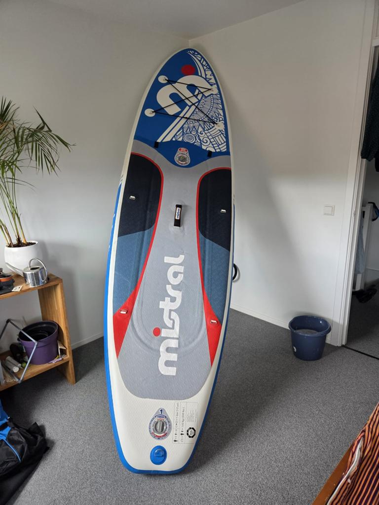 Complete SUP van Mistral, Watersport en Boten, Suppen, Zo goed als nieuw, SUP-boards, Ophalen