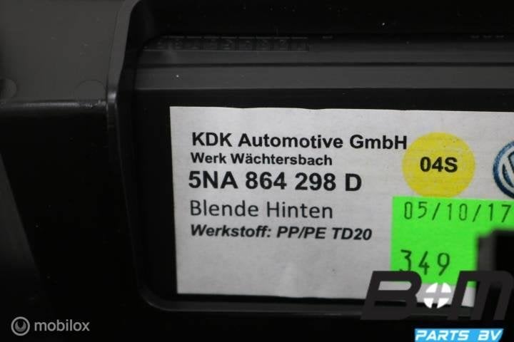 Achterkant middenconsole VW Tiguan 5NA 5NA864298D, Gebruikt