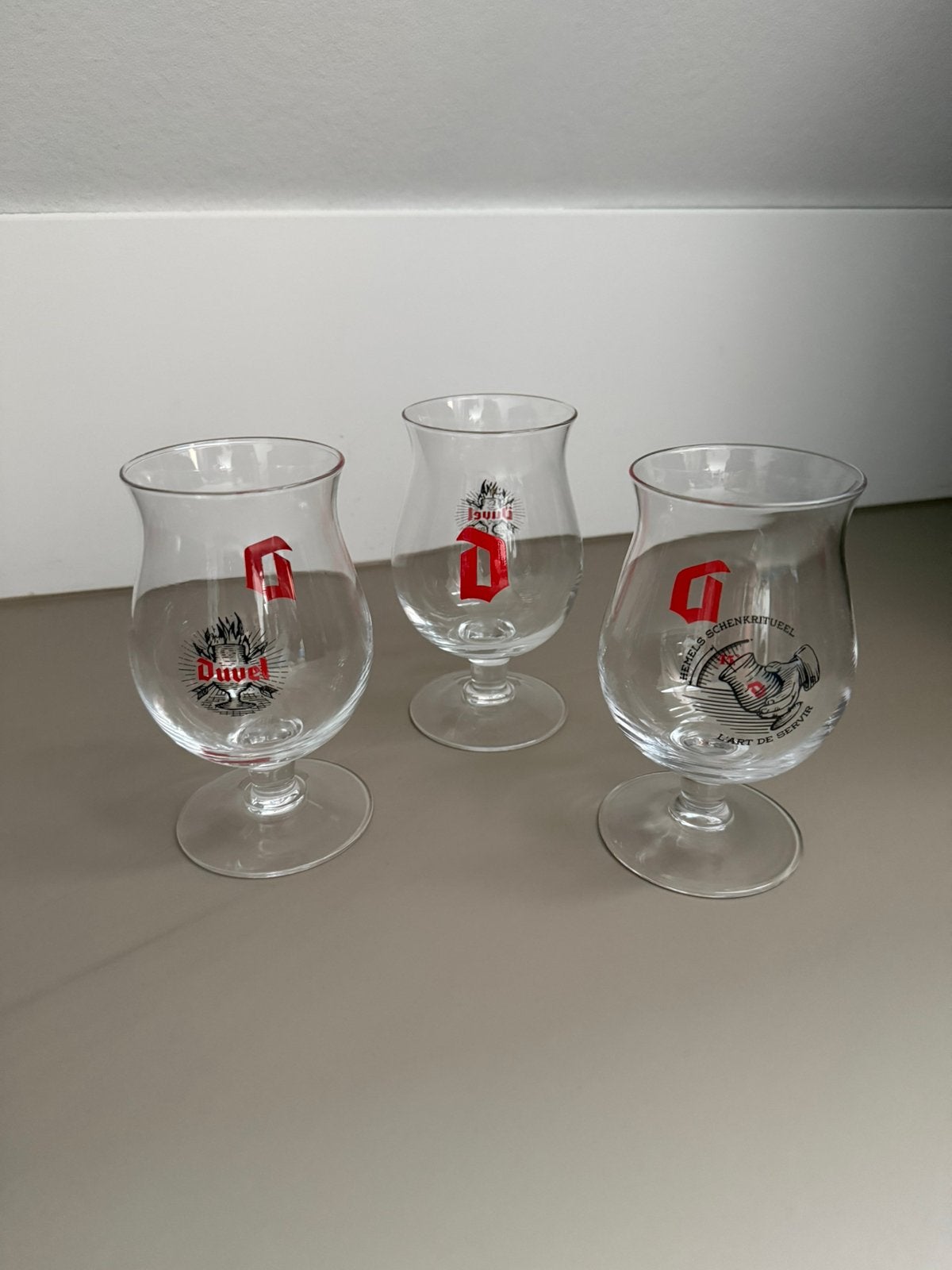 Duvel Bierglazen, Ophalen, Zo goed als nieuw, Glas of Glazen, Duvel
