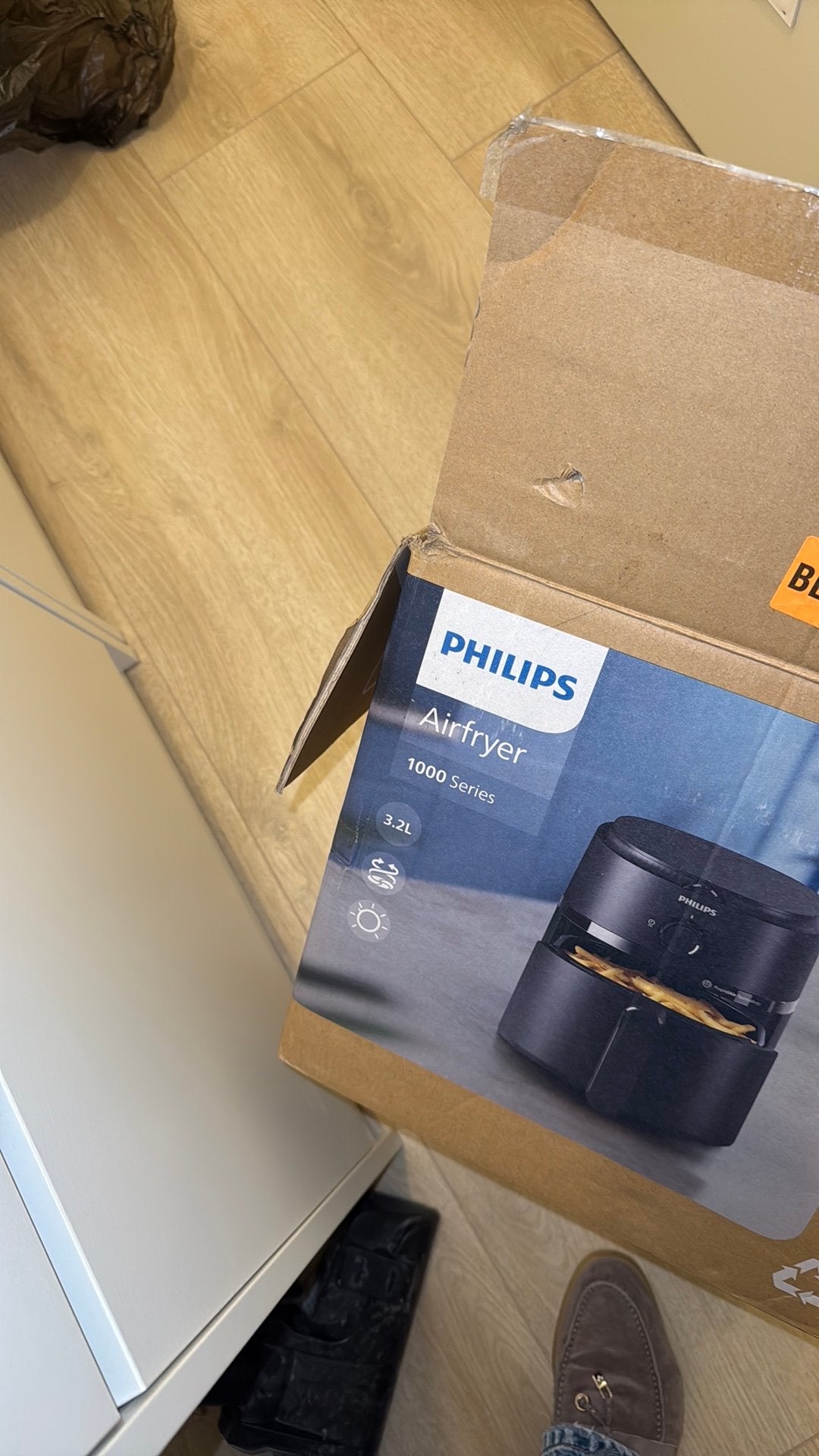 Philips airfryer 3.2 liter, Ophalen, Zo goed als nieuw, Airfryer
