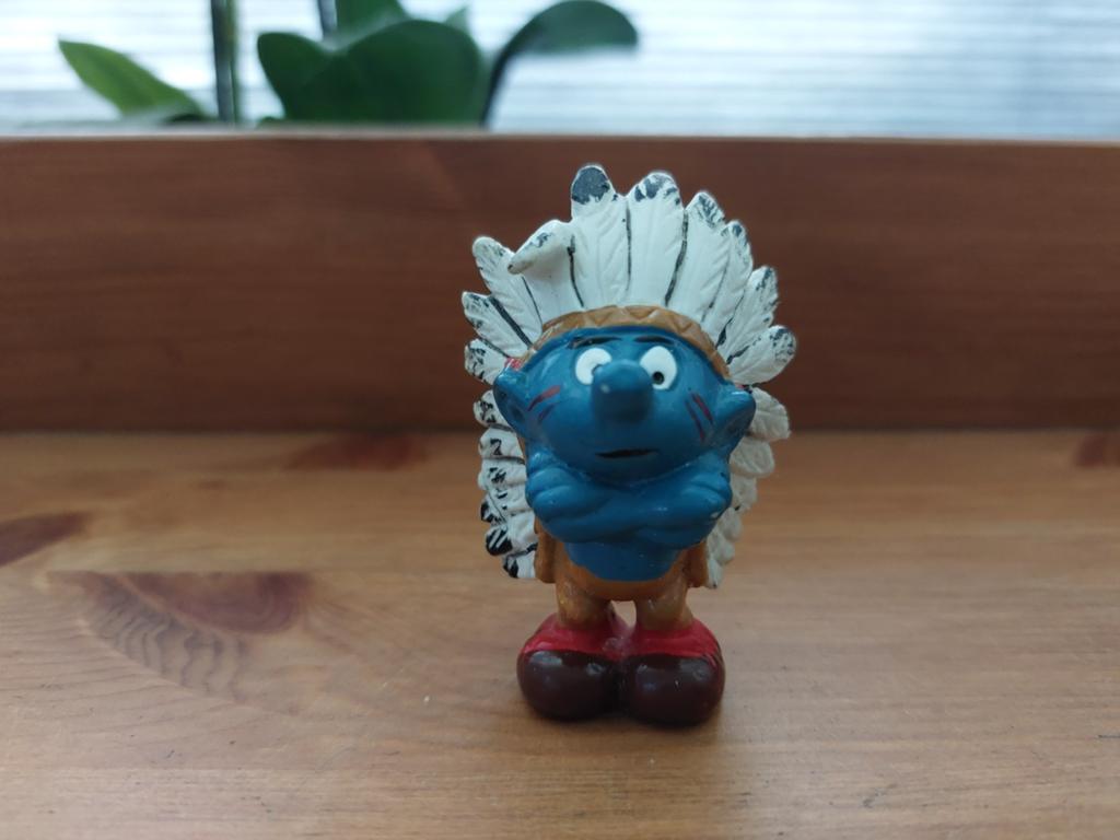 Indiaan smurf met tooi 20144 De Smurfen, Ophalen of Verzenden, Zo goed als nieuw