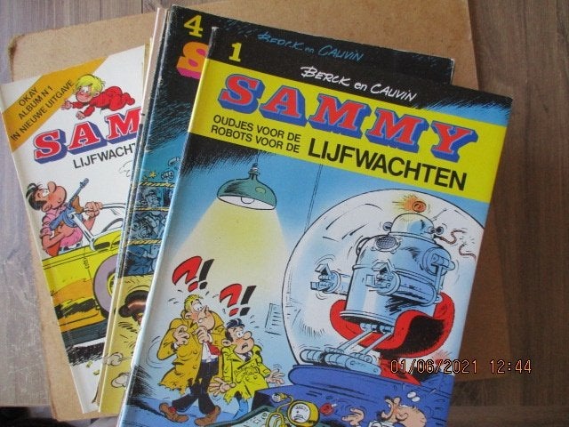 adv4002 sammy, Eén stripboek, Ophalen, Gelezen