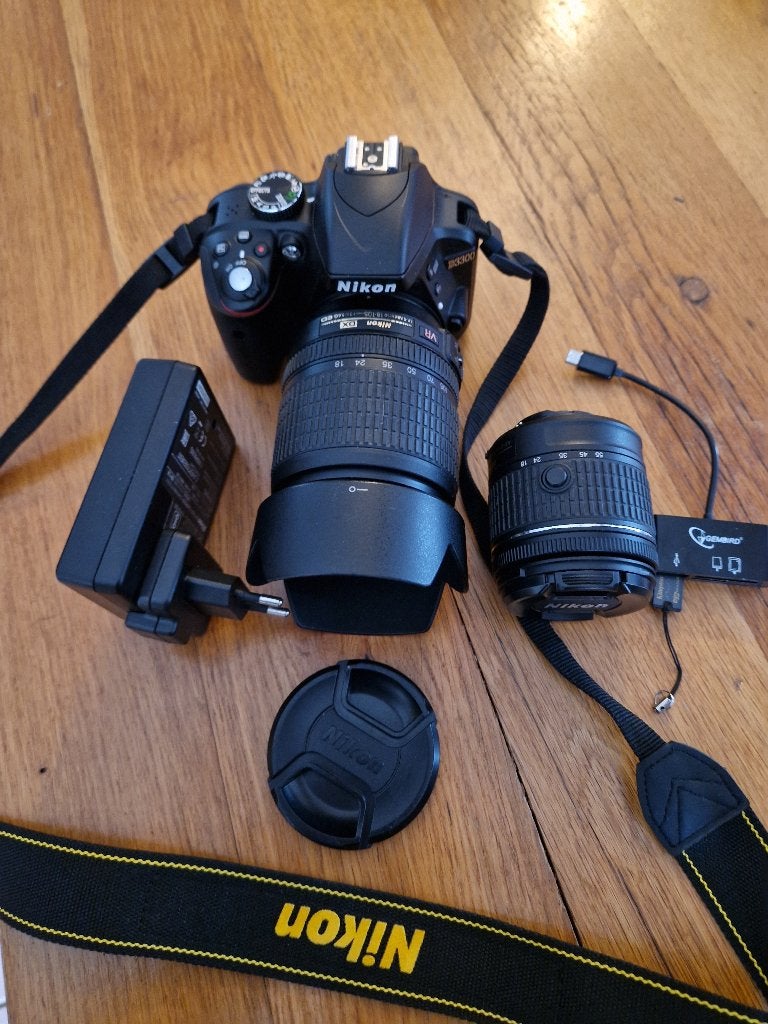 Nikon D3300, Ophalen, Beeldstabilisatie, Spiegelreflex, Zo goed als nieuw