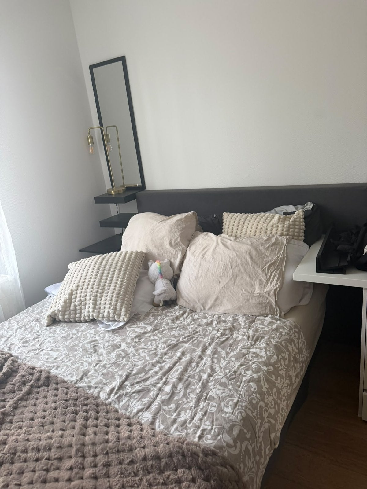 Bed te koop, Huis en Inrichting, Ophalen, Tweepersoons, Overige materialen