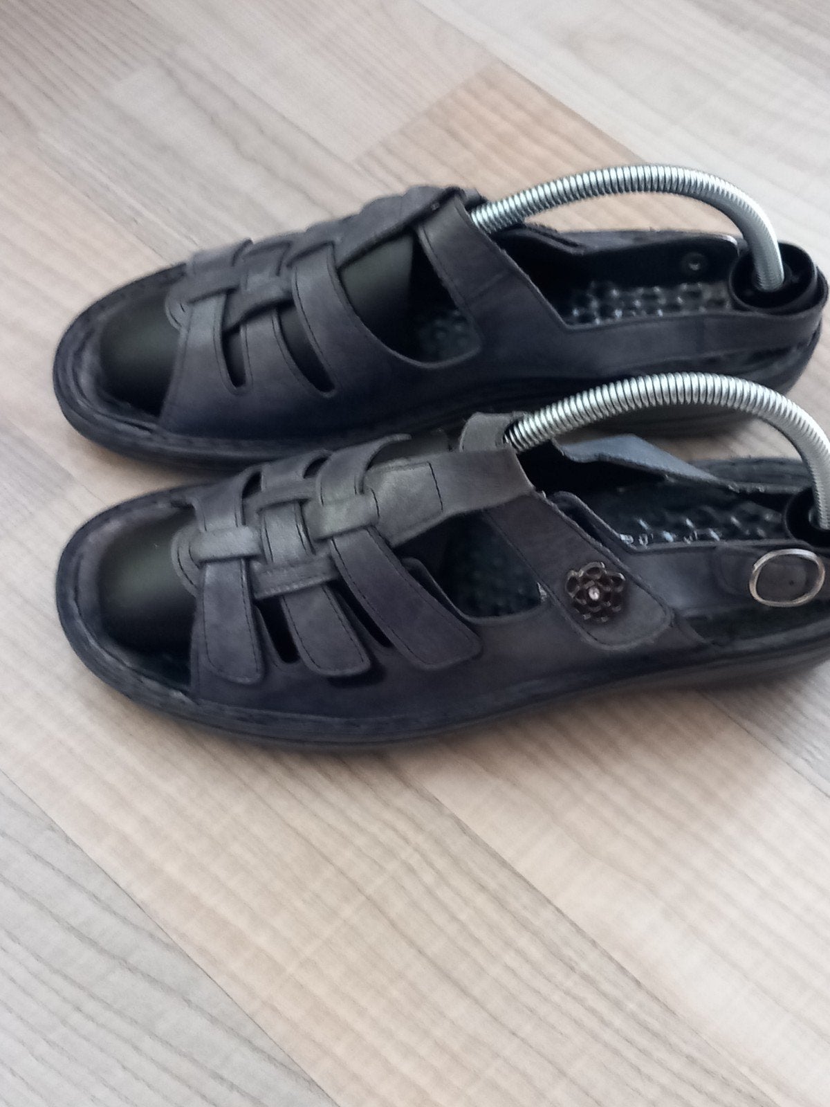 Stuppy Reflexor 43 blauwe sandaal, Kleding | Dames, Schoenen, Blauw, Zo goed als nieuw, Stuppy Refexor, Sandalen of Muiltjes