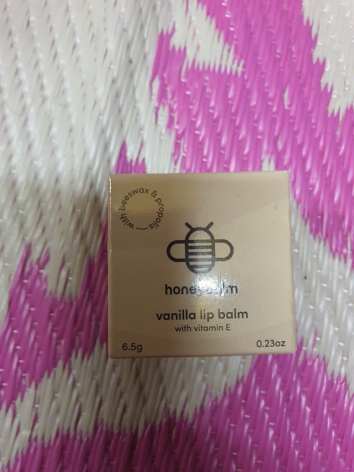 Honeylm Vanille Lippenbalsem met Bijenwas & Propolis, Verzenden, Nieuw, Overige typen